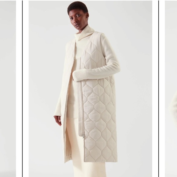 COS Jackets & Blazers - COS Small Longline Quilted Gilet (Vest) - Fall 2021 Season
